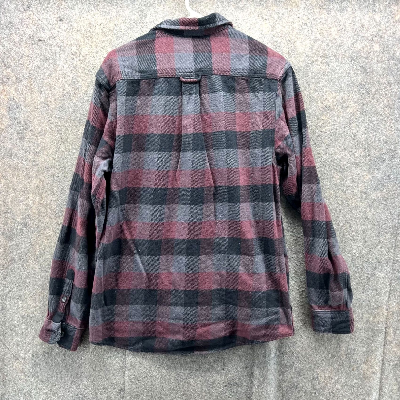 Orvis Orvis Shirt Men Medium Purple Button-Down Cotton Flannel Shacket Plaid Winter Size US M / EU 48-50 / 2 - 2 Thumbnail