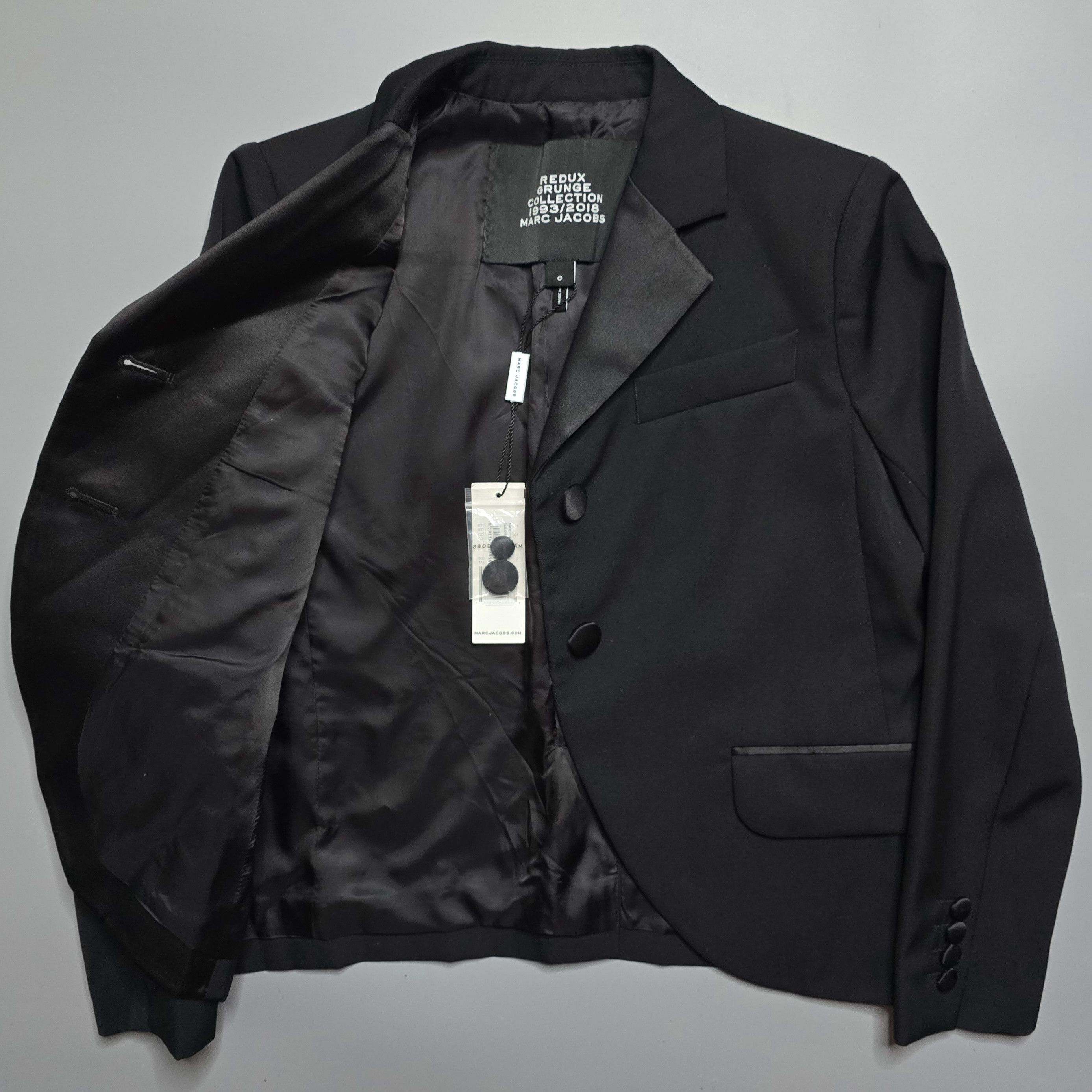Marc Jacobs Marc Jacobs - Redux Grunge Collection Blazer Jacket Size XS / US 0-2 / IT 36-38 - 3 Thumbnail