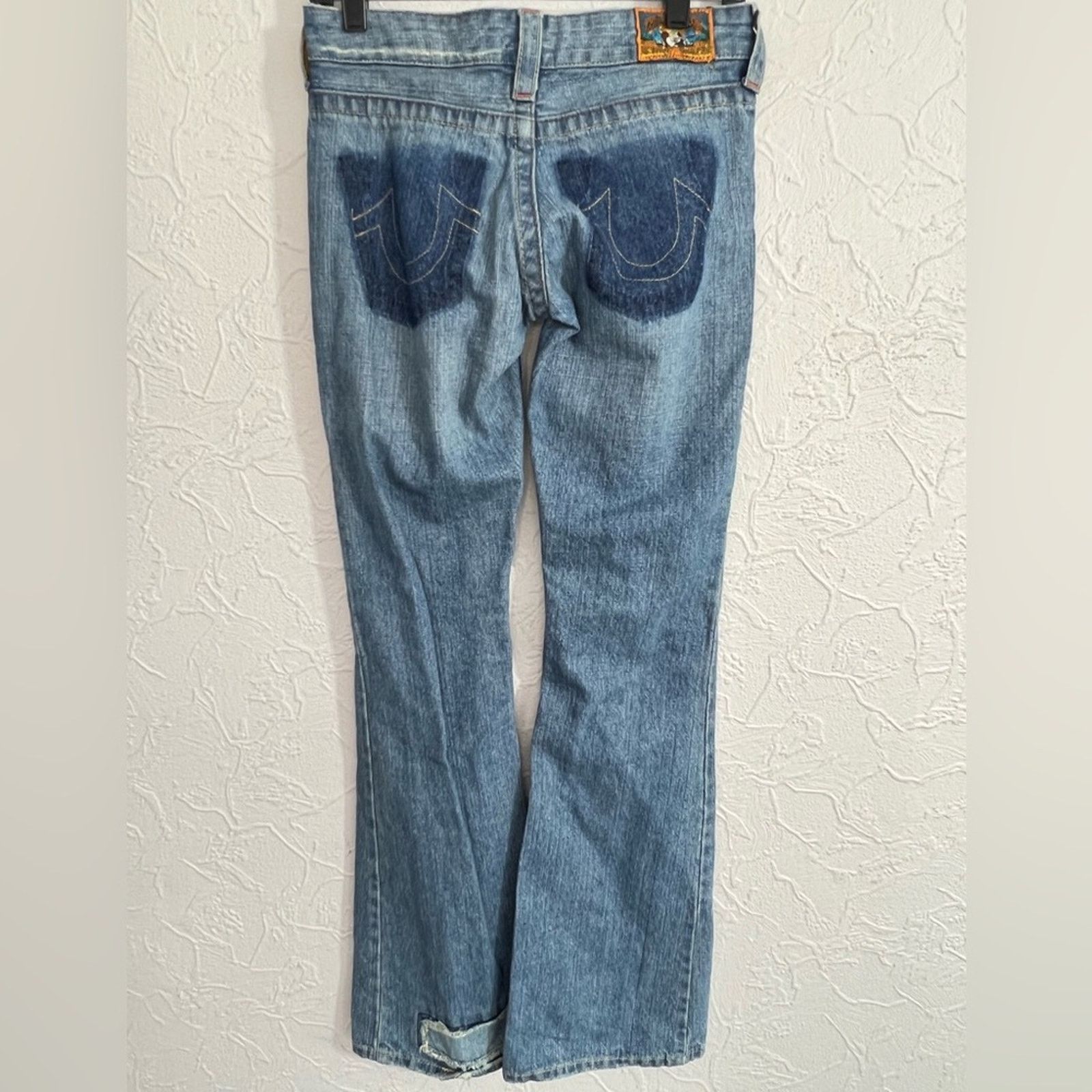 True Religion Y2k True Religion Patchwork Flare Jeans 28X32 SIZE 26 CLEAN Size 26" / US 2 / IT 38 - 2 Thumbnail