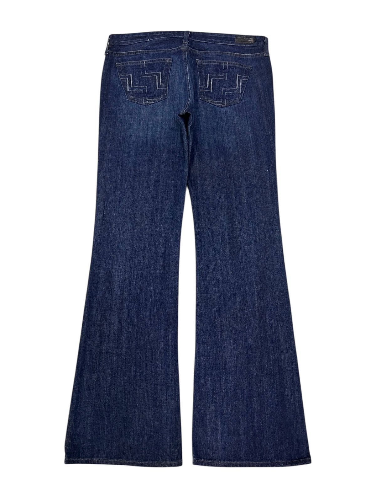 AG Adriano Goldschmied × Designer Vintage y2k AG ADRIANO GOLDSCHMIED Denim Flare Jeans Size US 35 - 3 Thumbnail