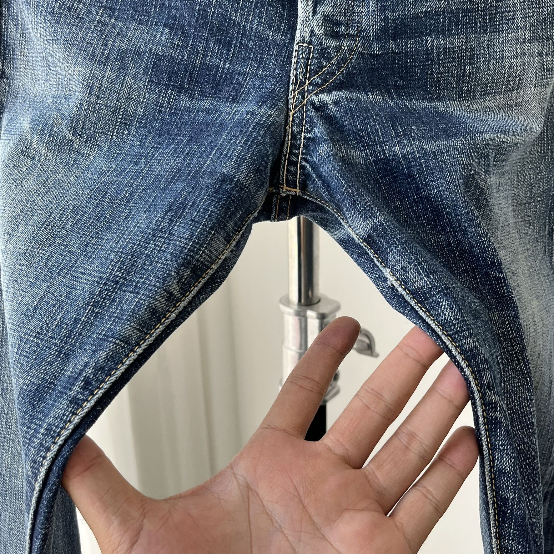 Pherrow's ize 28x29 Vintage Pherrows Japan Faded Blue Selvedge S260 Size US 28 / EU 44 - 5 Thumbnail