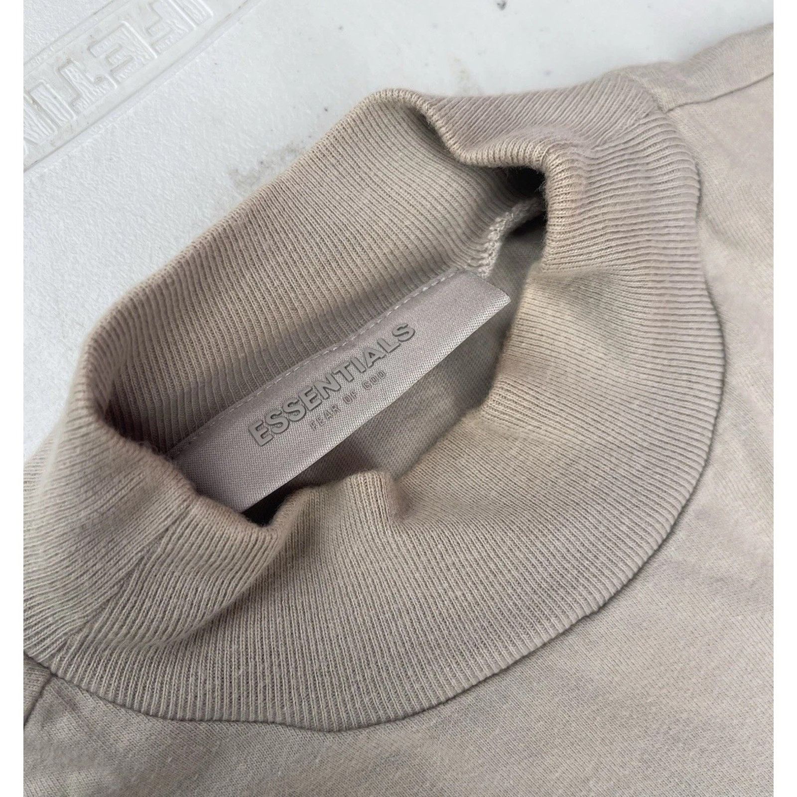 Fear of God Essentials Fear Of God T Shirt Dress Beige M Women Size M / US 6-8 / IT 42-44 - 4 Thumbnail