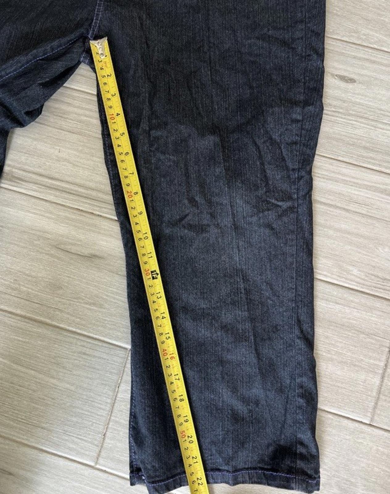 Designer Karen-T Cropped Pull-up Denim Jeans SZ XL Size 40" / US 18 - 5 Thumbnail
