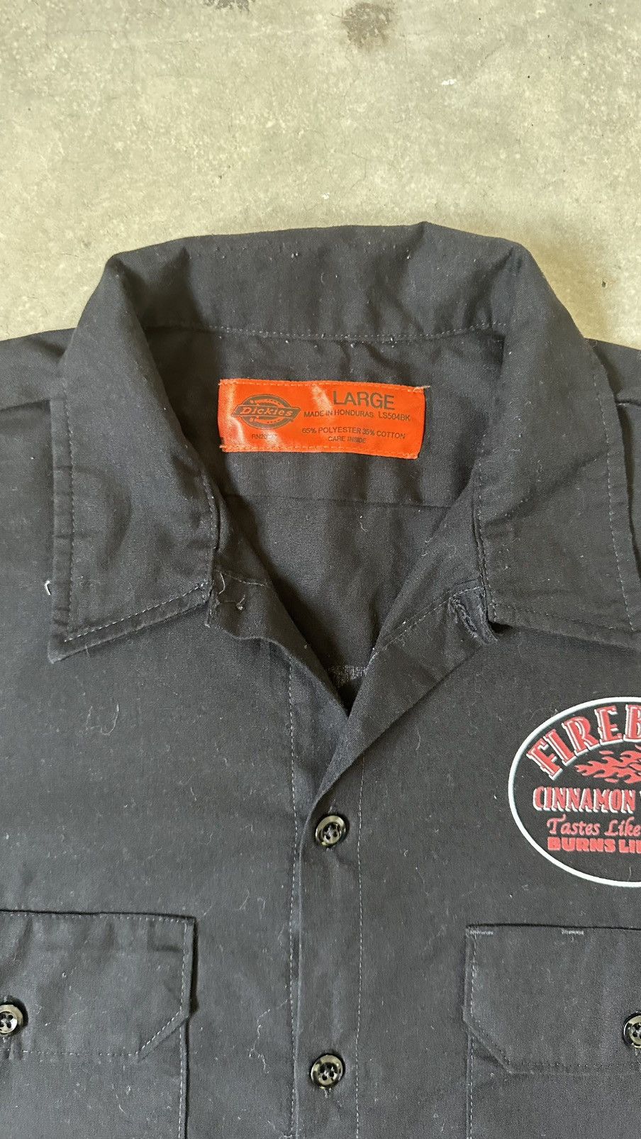 Dickies VINTAGE DICKIES FIREBALL CINNAMON WHISKY SHIRT Size US L / EU 52-54 / 3 - 8 Thumbnail