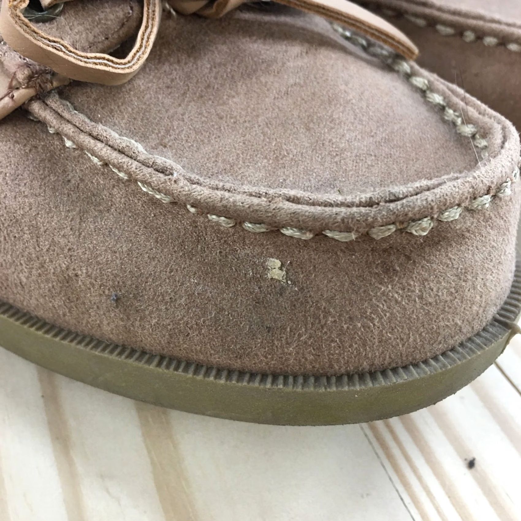 American Eagle Outfitters American Eagle Outfitters Shoes Womens 6 Boat Brown Fabric Lace Up Low Top Casual Comfort Boys? Size M / US 6-8 / IT 42-44 - 4 Thumbnail