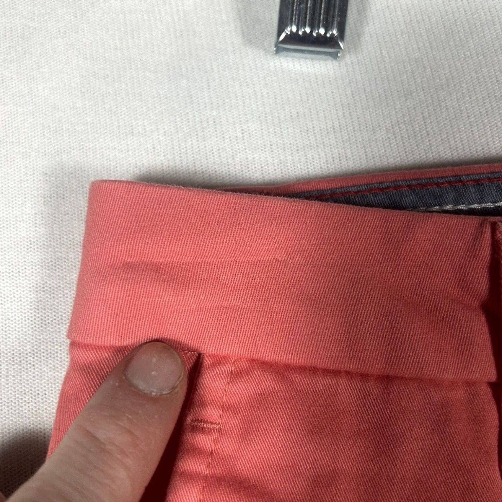 Tommy Hilfiger Tommy Hilfiger Pants Regular Fit Size 2 Mid Rise Pink Chino Women's Straight Button Zipper Elastic Stretch Casual Vector 2 Size 26" / US 2 / IT 38 - 5 Thumbnail