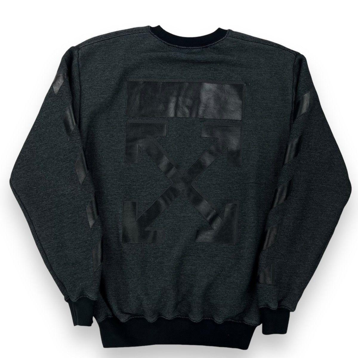 Off-White Off-White Rubber Arrows Dark Grey Sweatshirt Size US M / EU 48-50 / 2 - 3 Thumbnail