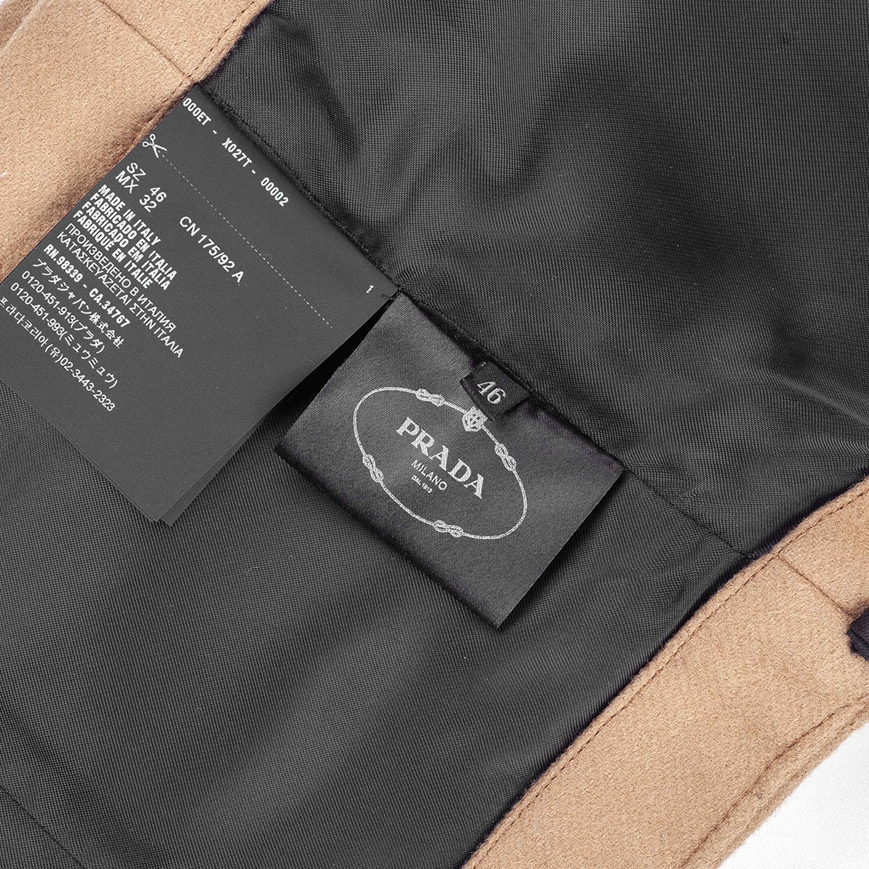 Prada Prada Brown Wool Bustier Top (L) Size L / US 10 / IT 46 - 5 Thumbnail