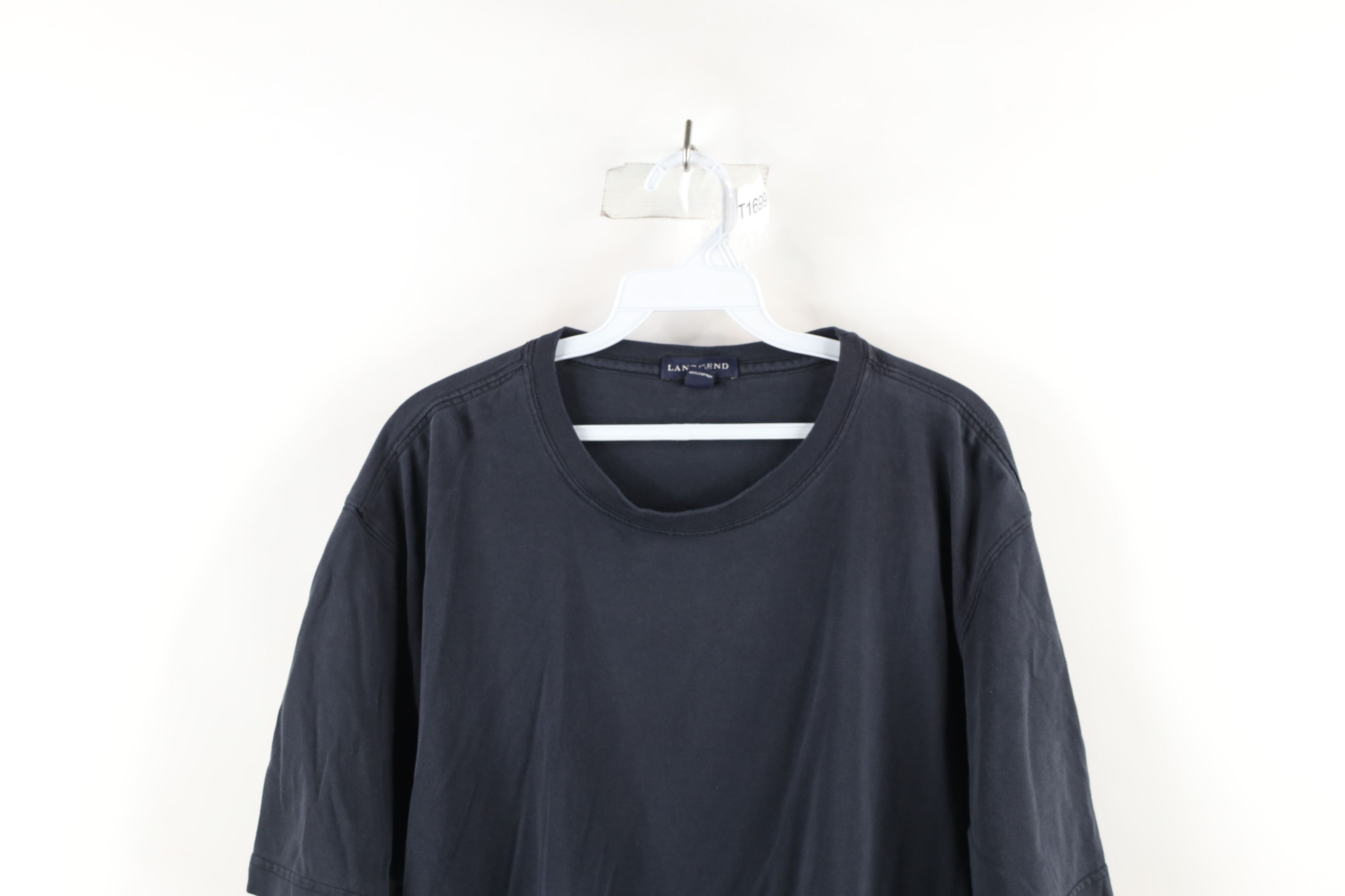 Lands' End Vintage Lands End Heavyweight Short Sleeve T-Shirt Cotton Size US XXL / EU 58 / 5 - 2 Thumbnail