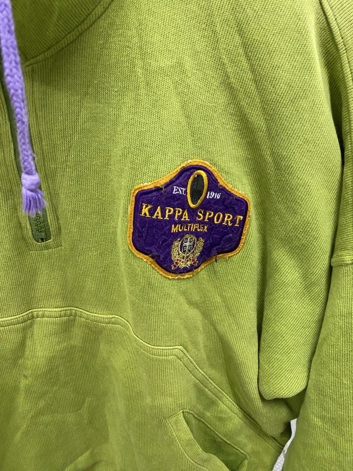 Japanese Brand × Vintage Rare Vintage Halfzipper Kappa Size US XXL / EU 58 / 5 - 3 Thumbnail