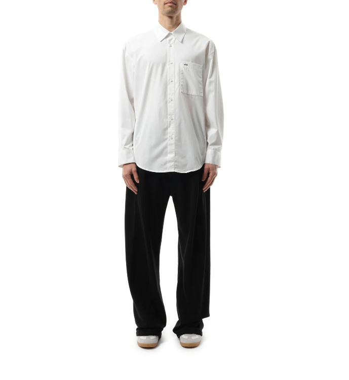 Wooyoungmi BNWT AW24 WOOYOUNGMI POPLIN BACK LOGO SHIRT 50 Size US M / EU 48-50 / 2 - 16 Thumbnail