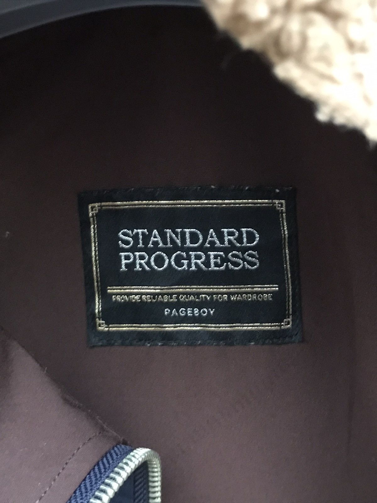 Japanese Brand 🌟Standart Progress Pageboy Hooded Two Tone Fleece Jacket Size US M / EU 48-50 / 2 - 9 Thumbnail