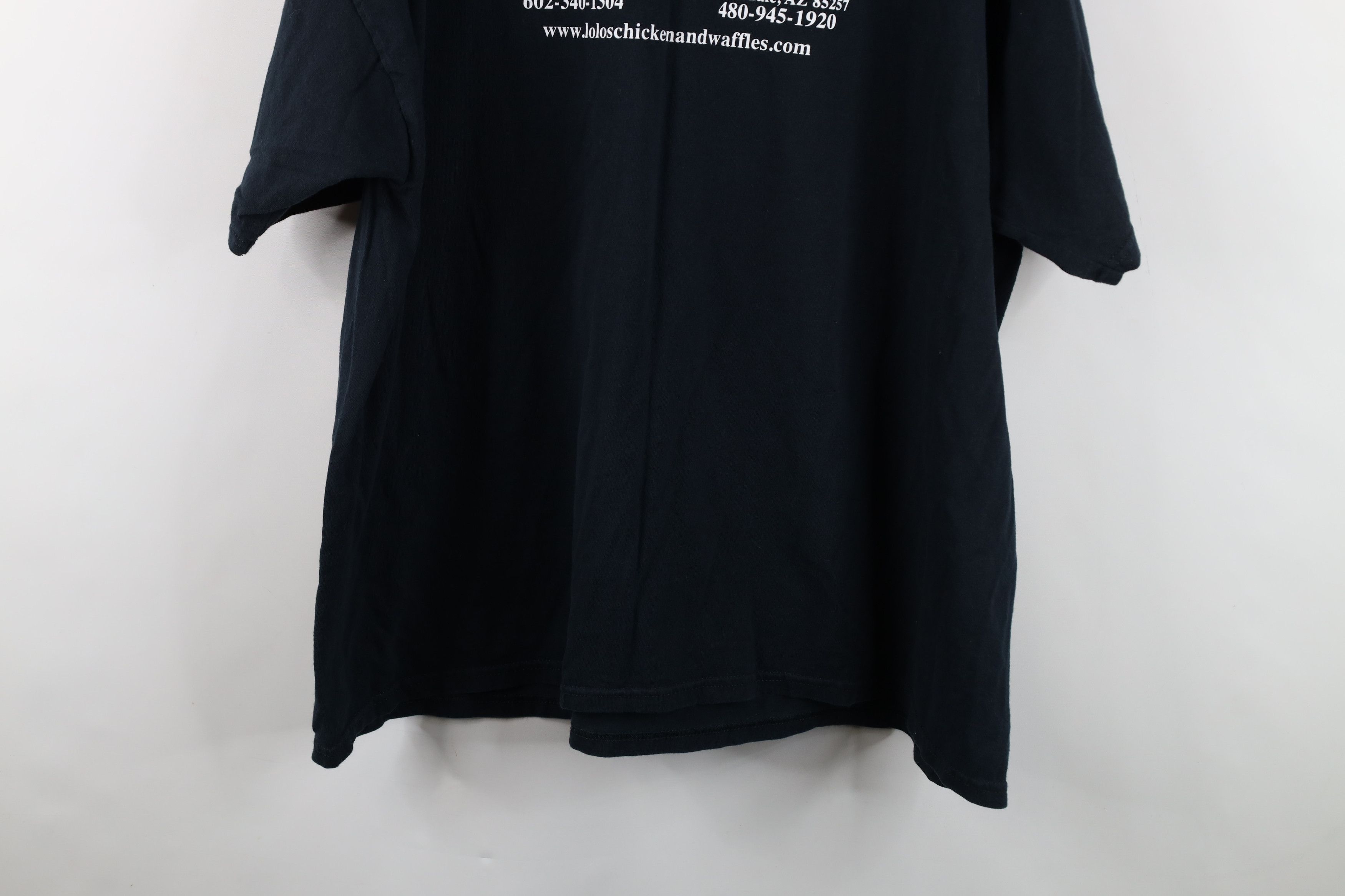 Vintage Vintage Streetwear and Waffles Restaurant Rap T-Shirt Size US XXL / EU 58 / 5 - 14 Thumbnail