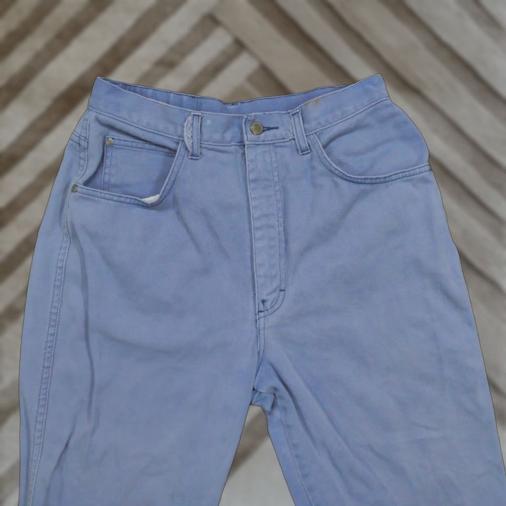 Vintage VINTAGE Gitano Jeans Womens 12 28x29 Purple High Rise Western Pants 80s Flared Denim Cotton Slim 80s Womens Jeans Boys Girls Mens Size 34" / US 12 / IT 48 - 1 Thumbnail