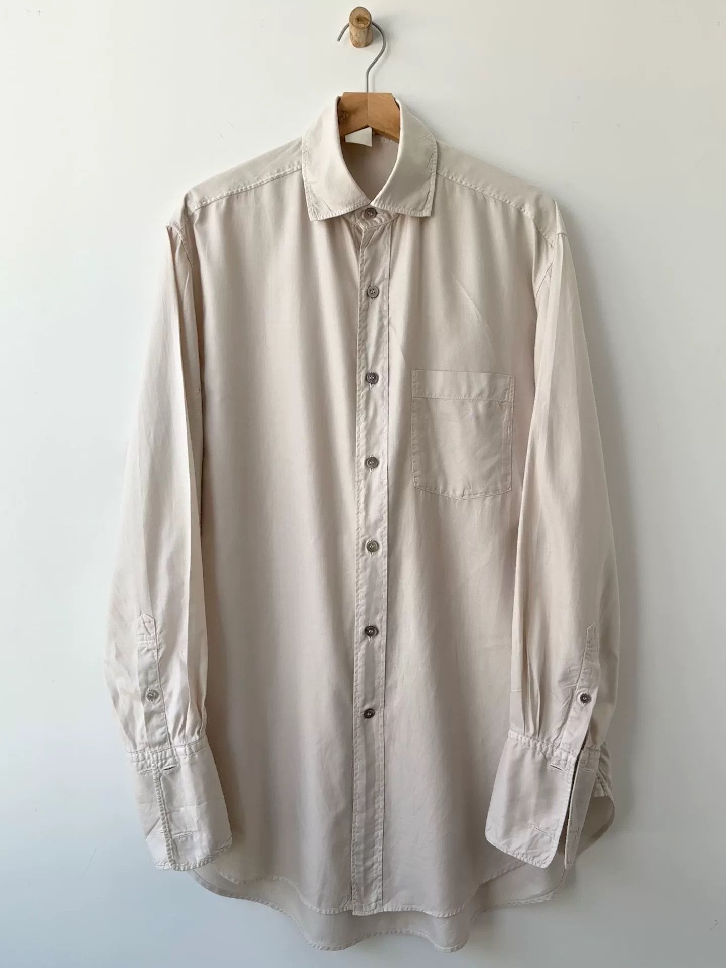 Yohji Yamamoto Yohji Yamamoto Long Sleeve Shirt for Men Size US L / EU 52-54 / 3 - 1 Thumbnail