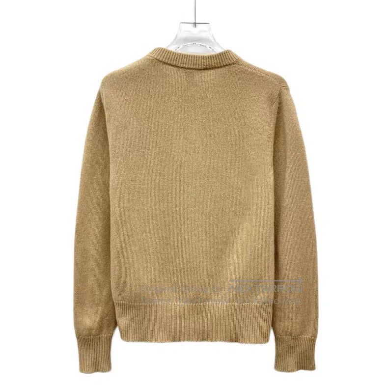 Louis Vuitton Louis Vuitton 24 Brown Chain Logo Embroidered Cashmere Cre Size US XS / EU 42 / 0 - 2 Thumbnail