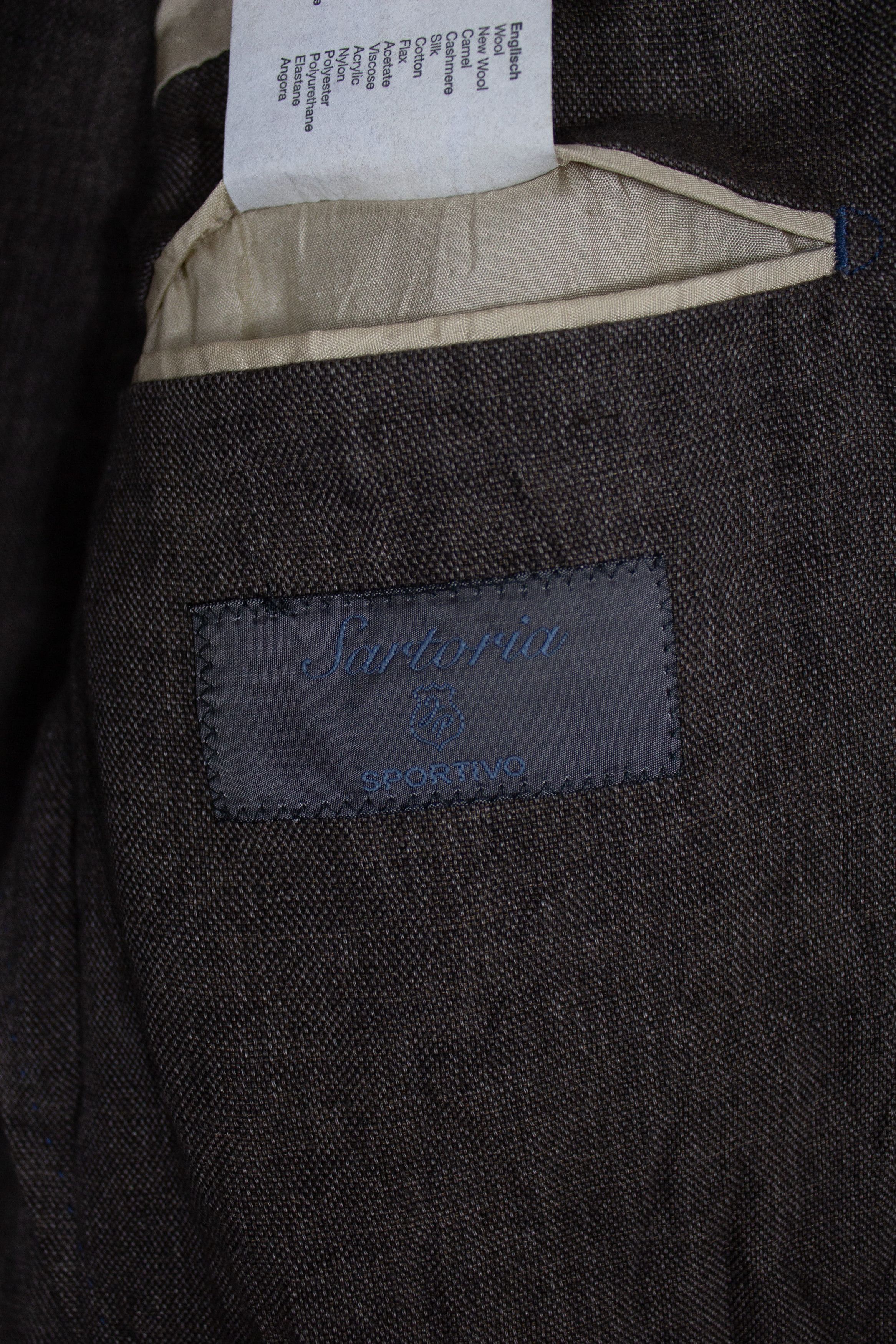 120% Lino Sartoria Sportivo Linen Blazer Jacket 44 Size US S / EU 44-46 / 1 - 4 Thumbnail