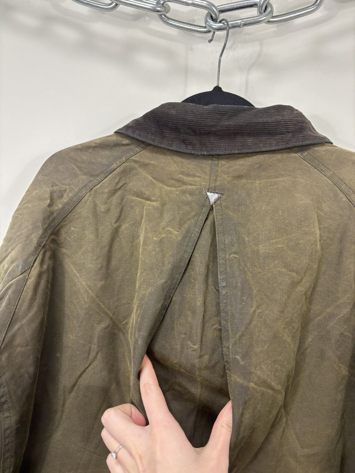 Barbour Barbour Longhurst Wax Cotton Men’s Khaki Waxed Jacket Coat Size US XXL / EU 58 / 5 - 22 Thumbnail