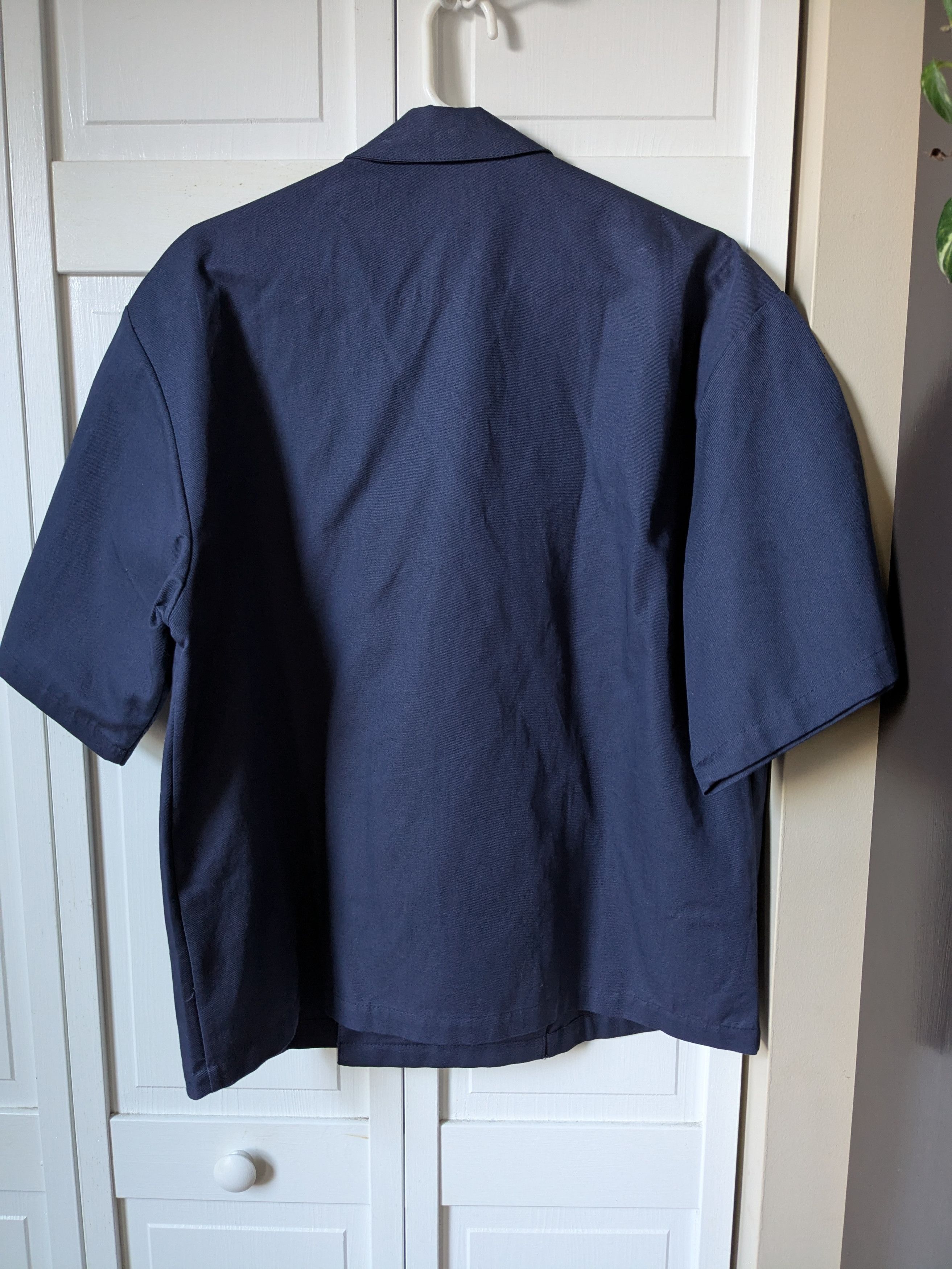 King & Tuckfield Navy Notched Shirt Size US M / EU 48-50 / 2 - 2 Thumbnail