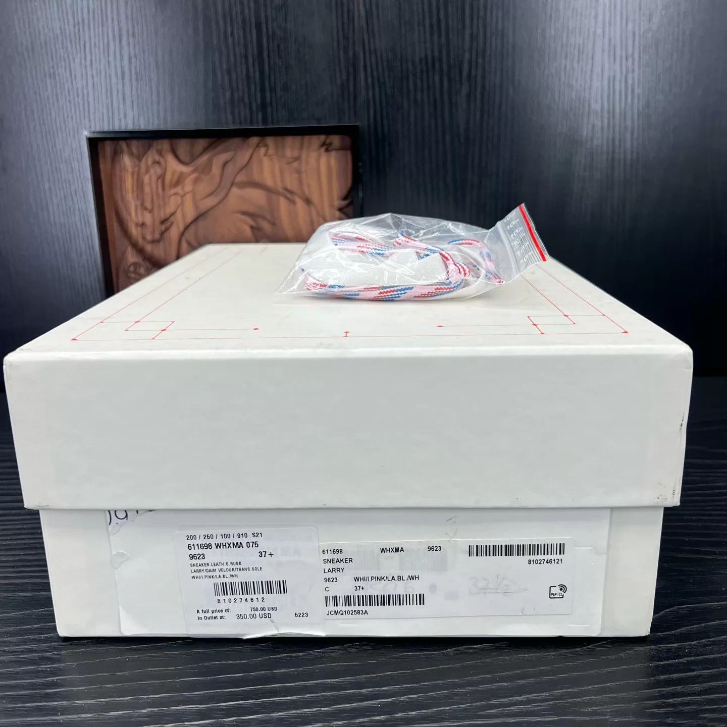 Alexander McQueen McQ white blue air 37.5 sneakers Size US 7 / IT 37 - 9 Thumbnail