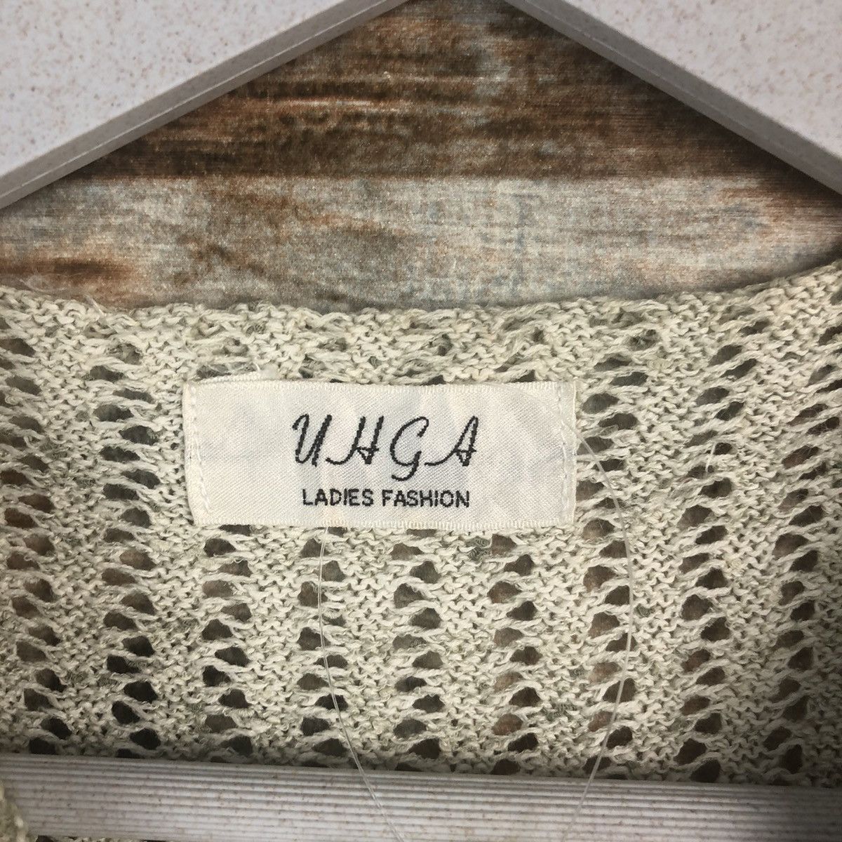 Homespun Knitwear × Japanese Brand Unga Grey Vest Knitwear #A1334 Size US S / EU 44-46 / 1 - 9 Thumbnail