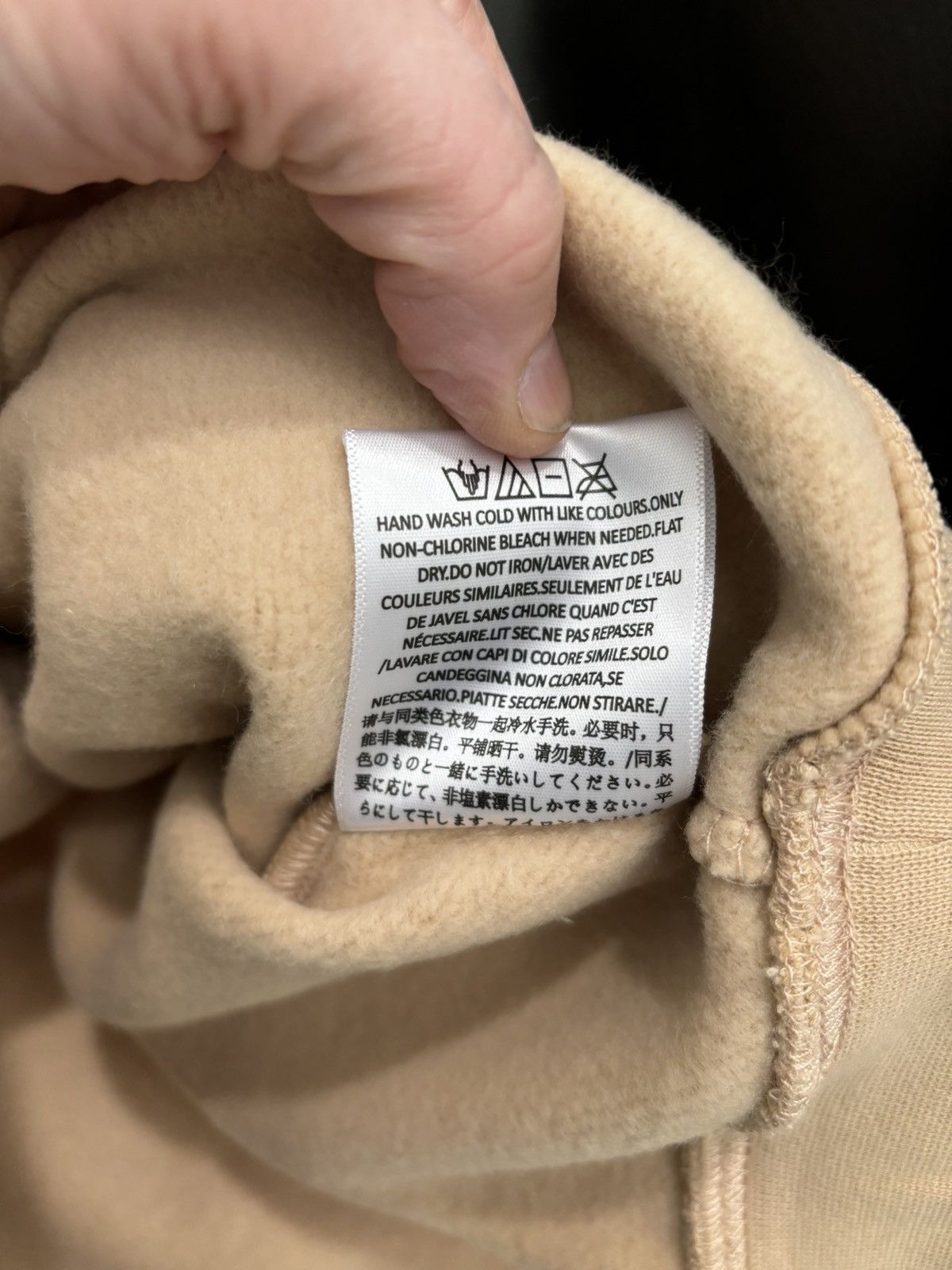 Essentials × FOG × Fear of God FOG Sand Hoodie Size US S / EU 44-46 / 1 - 7 Thumbnail