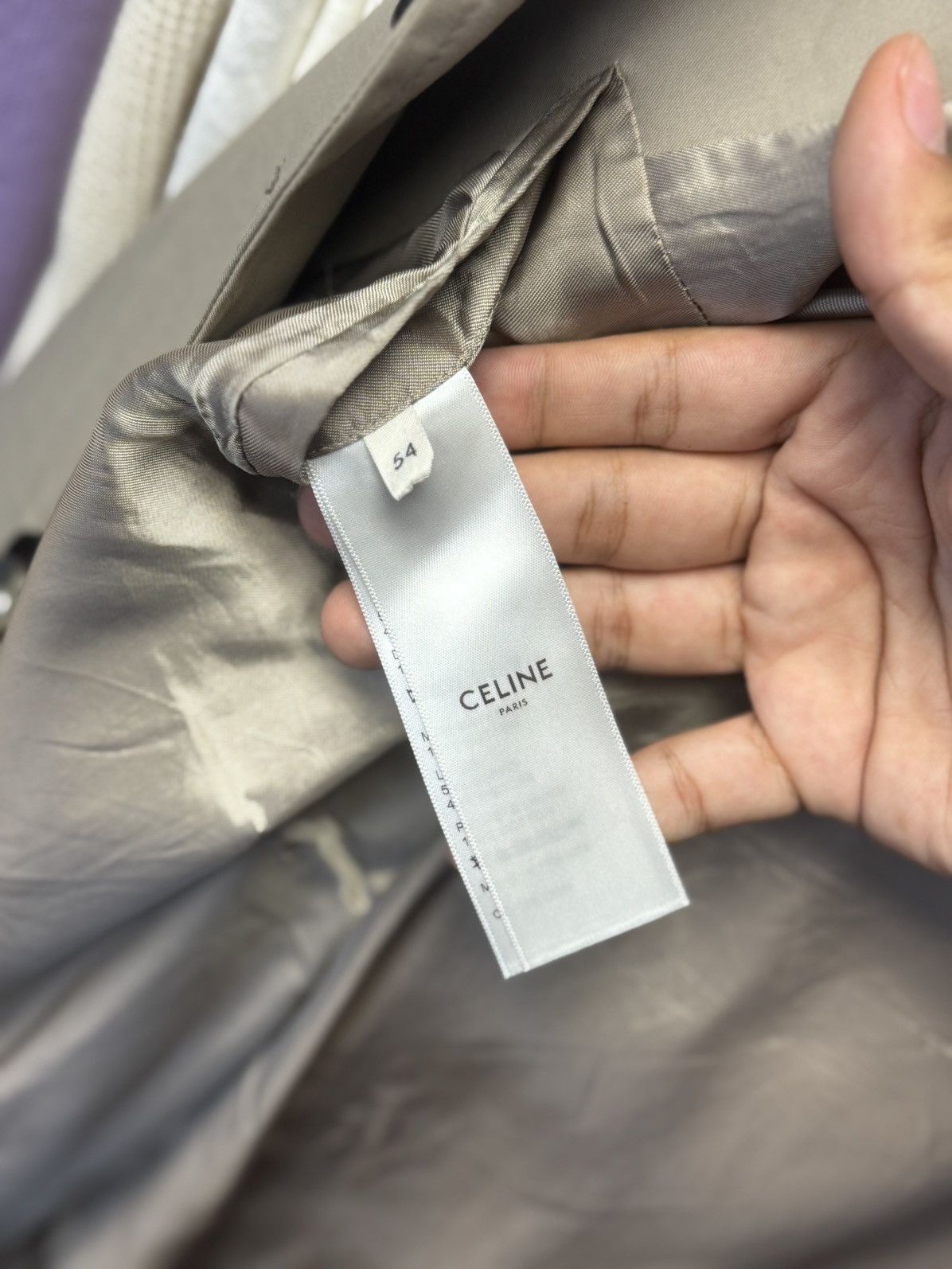 Celine Celine SS22 Gabardine Faces Mac Coat Size US L / EU 52-54 / 3 - 6 Thumbnail