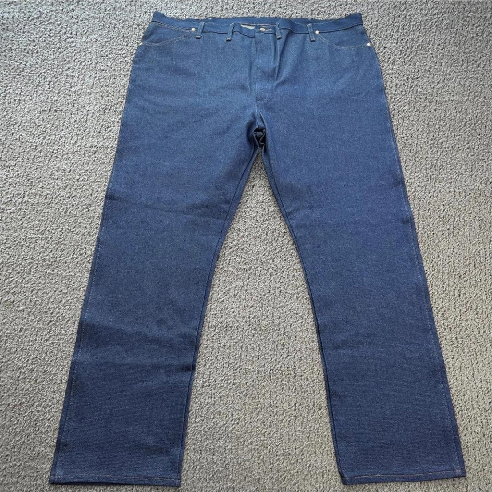 Wrangler Wrangler Dark Wash Denim Jeans 48x32 Relaxed Fit Straight Size US 44 / EU 60 - 1 Thumbnail