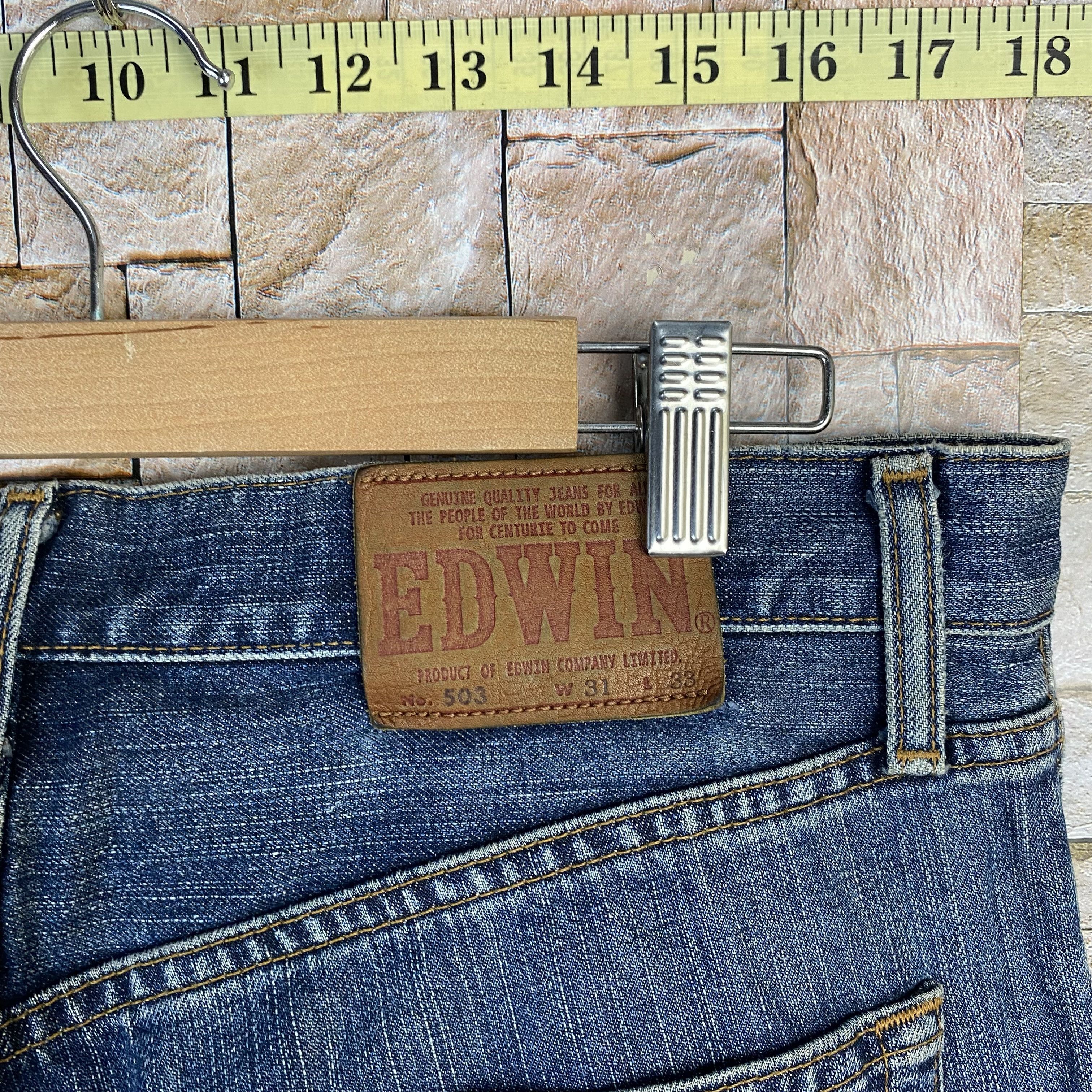 Edwin Edwin Blue Denim vintage Pants #7587 Size US 32 / EU 48 - 18 Thumbnail