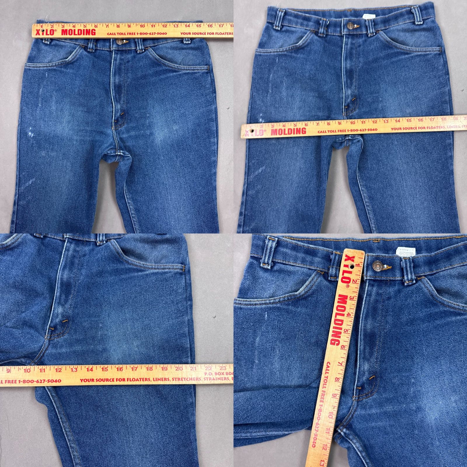 Levi's VINTAGE Levi's Jeans Mens 34x32 Blue 90s Denim Pants 547 Faded Levi's 500 Series 5-Pocket Regular Medium Wash 32in Inseam Mens Jeans Size US 34 / EU 50 - 9 Thumbnail