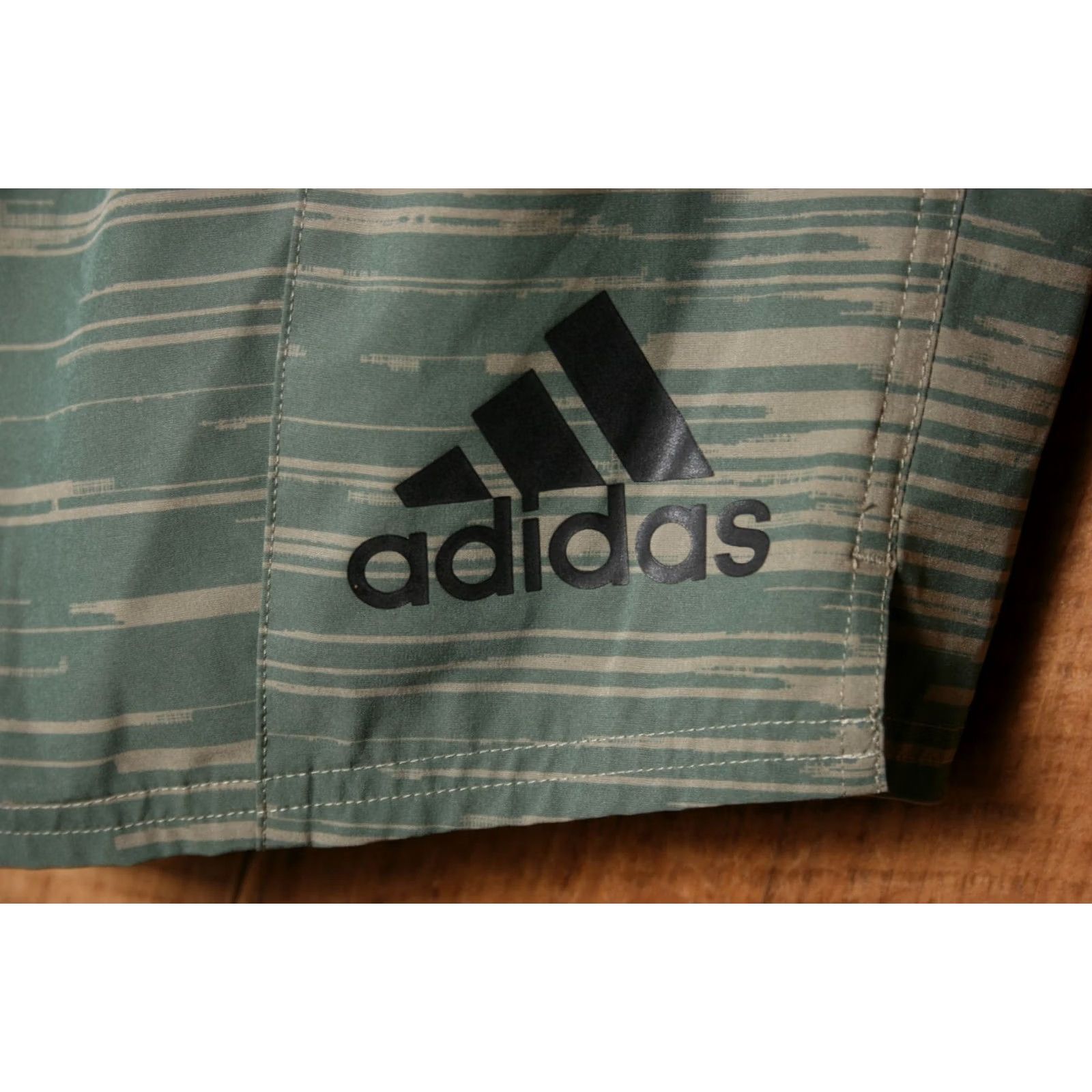 Adidas adidas Power GFX 2 Trace Cargo Camo Training Shorts Men's L Olive Green Athletic Casual Activewear Mens Size US 33 - 4 Thumbnail