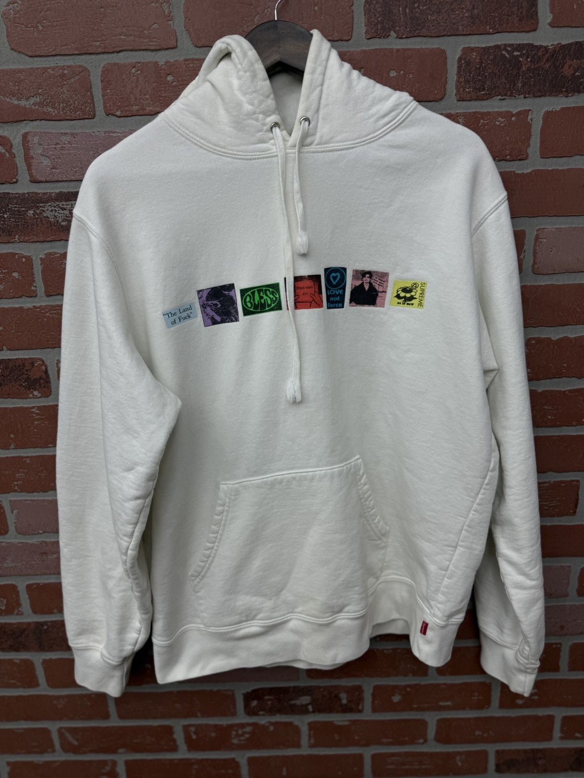Supreme Supreme Hoodie Pullover White Size Large Pre Owned Size US L / EU 52-54 / 3 - 1 Thumbnail