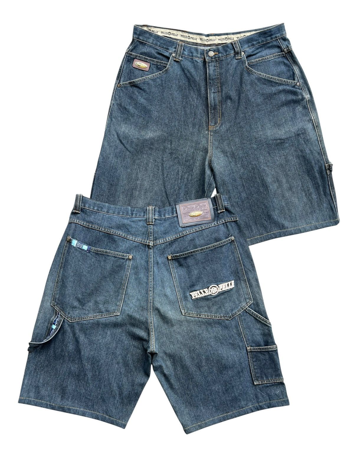 パンツ 00s PELLE PELLE DOUBLE KNEE BAGGY SHORTS 00s PELLE PELLE DOUBLE KNEE BAGGY SHORTS