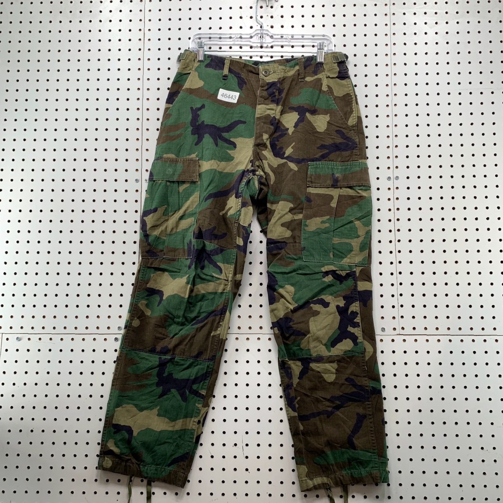 Vintage VINTAGE US Army Camo Cargo Pants Mens Small Green Camouflage Military 31x29 Size US 29 - 2 Thumbnail