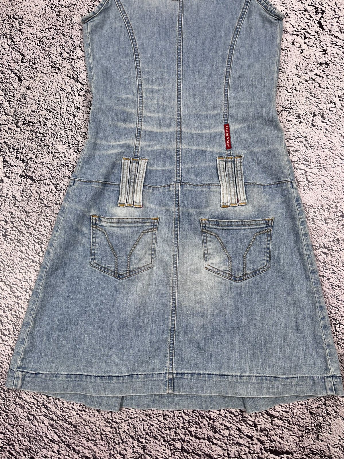 Miss Sixty Vintage Miss Sixty Sleeveless Denim Dress 2000s Size S / US 4 / IT 40 - 7 Thumbnail