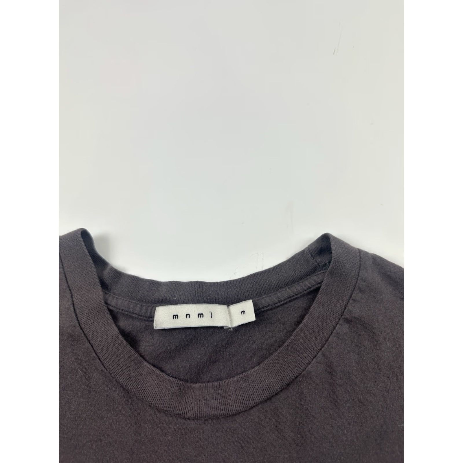 MNML Mnml Shirt Mens Medium Gray Short Sleeve Crew Neck Cotton Single Stitch T-Shirt Regular Fit Size US M / EU 48-50 / 2 - 3 Thumbnail