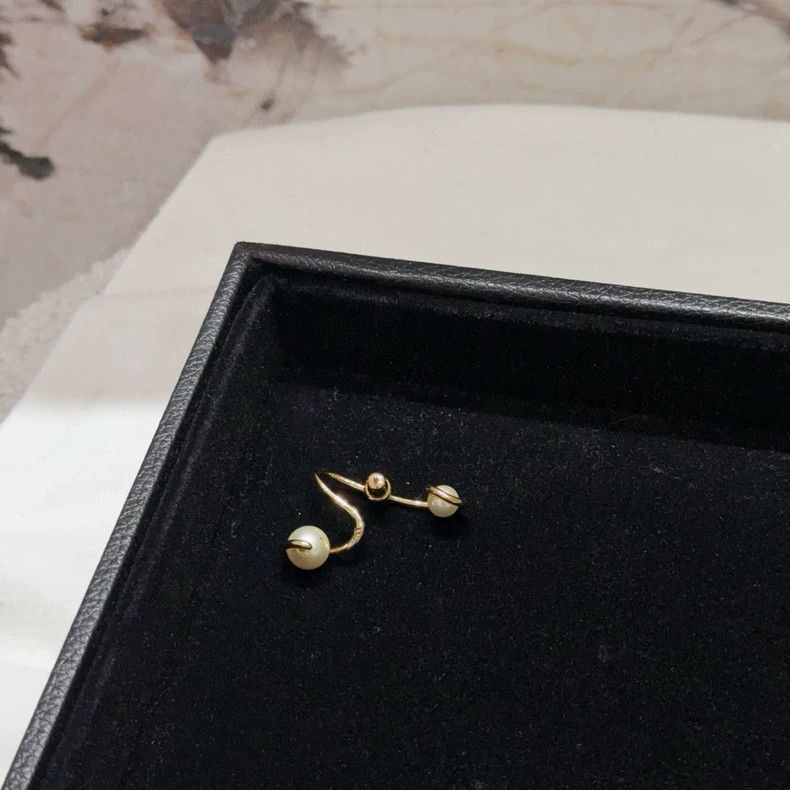 Dior dior irregular pearl single earring Size ONE SIZE - 4 Thumbnail