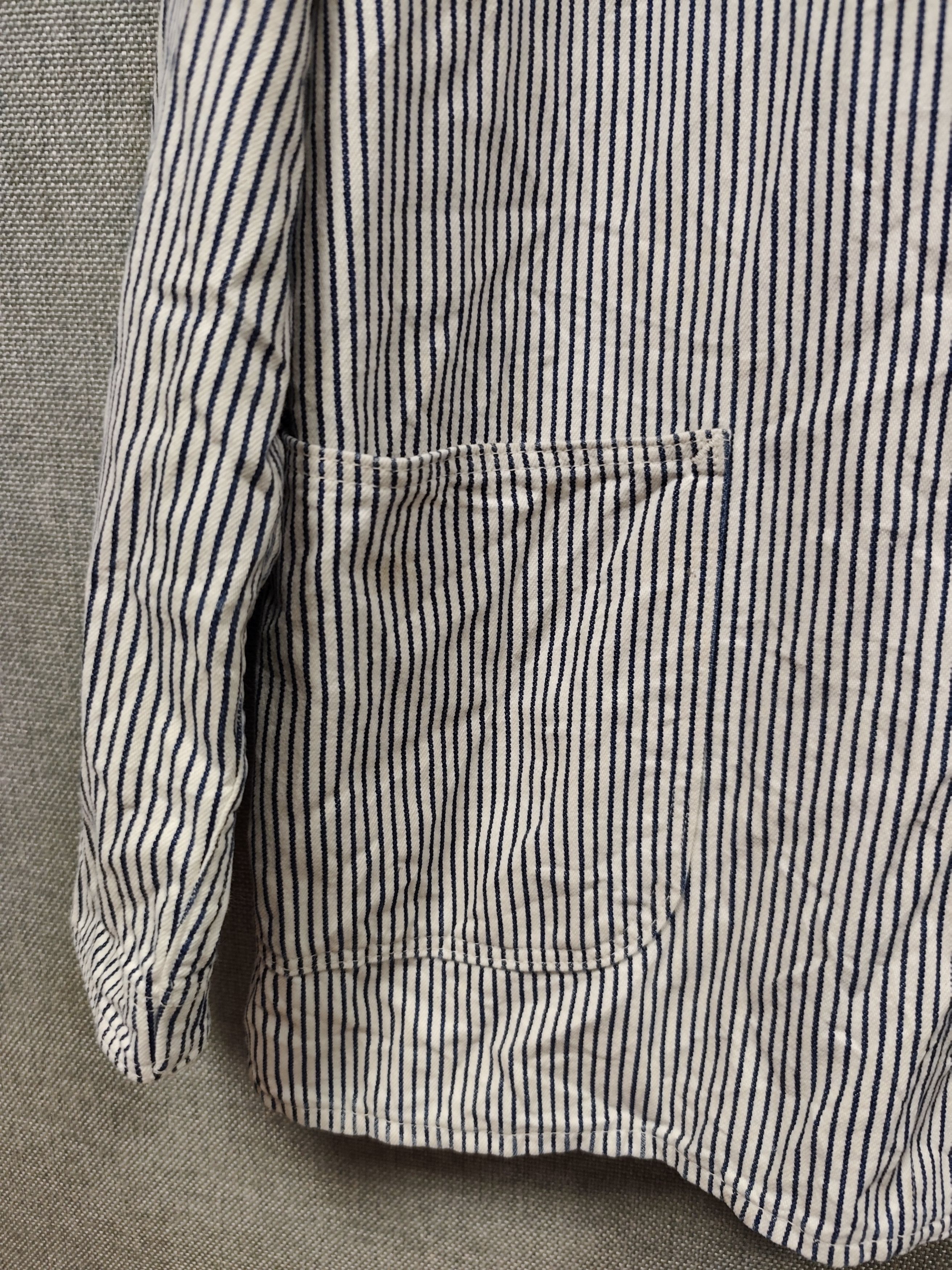 Orslow ORSLOW Hickory Stripe Chore Coat Work Jacket Made In Japan Size US L / EU 52-54 / 3 - 9 Thumbnail