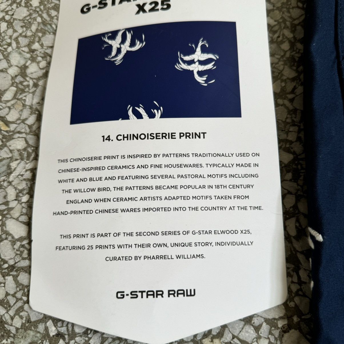 G-Star × Pharrell 2017 G-Star Raw Pharrell Williams Chinoiserie Print Jeans Size 32" / US 10 / IT 46 - 5 Thumbnail