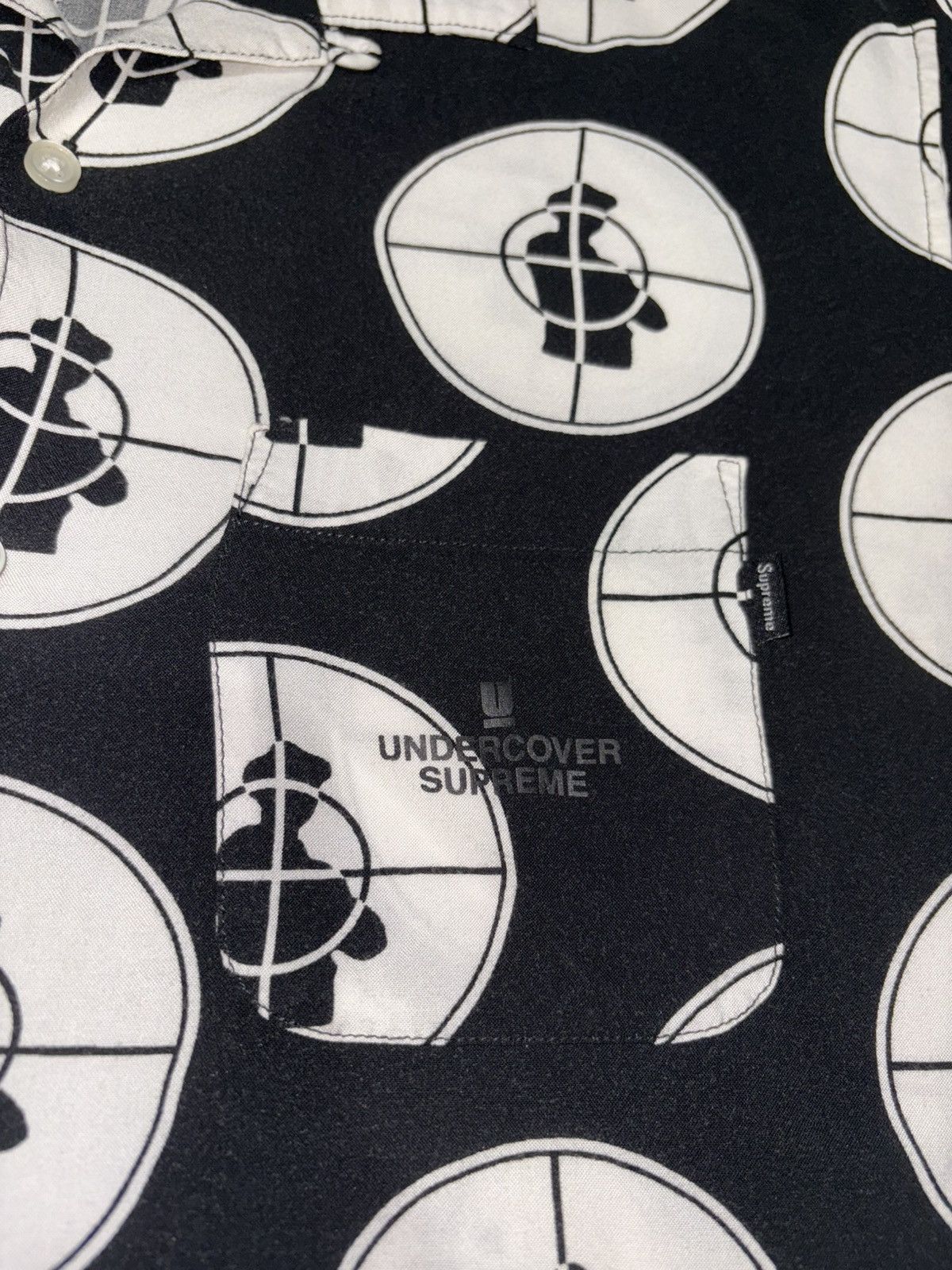 Supreme × Undercover M Undercover Supreme Public Enemy Rayon Button-Up Shirt logo Size US M / EU 48-50 / 2 - 8 Thumbnail