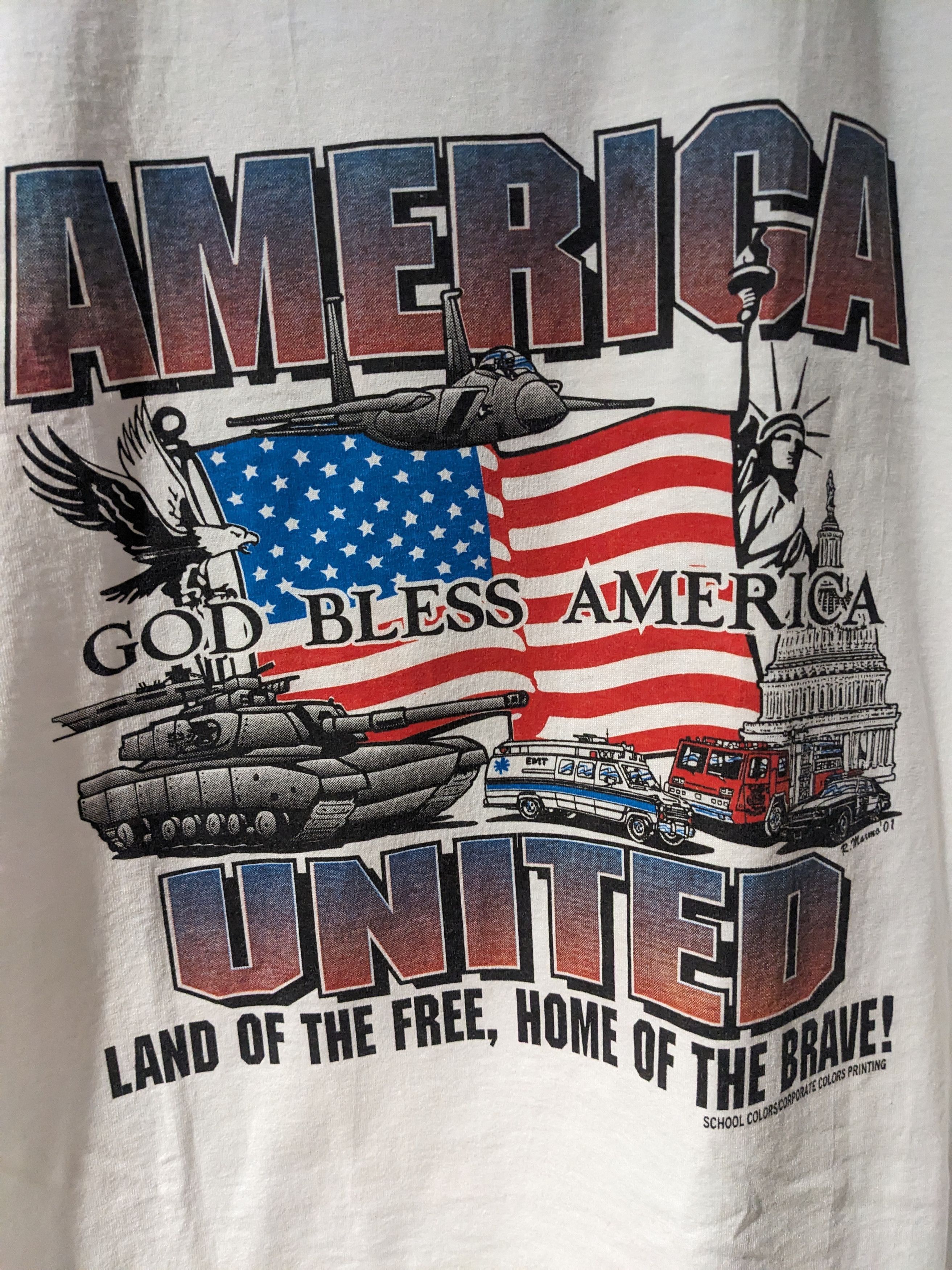 Vintage Vintage Y2K American United Osama Bin Laden Wanted T-Shirt Size US L / EU 52-54 / 3 - 6 Thumbnail