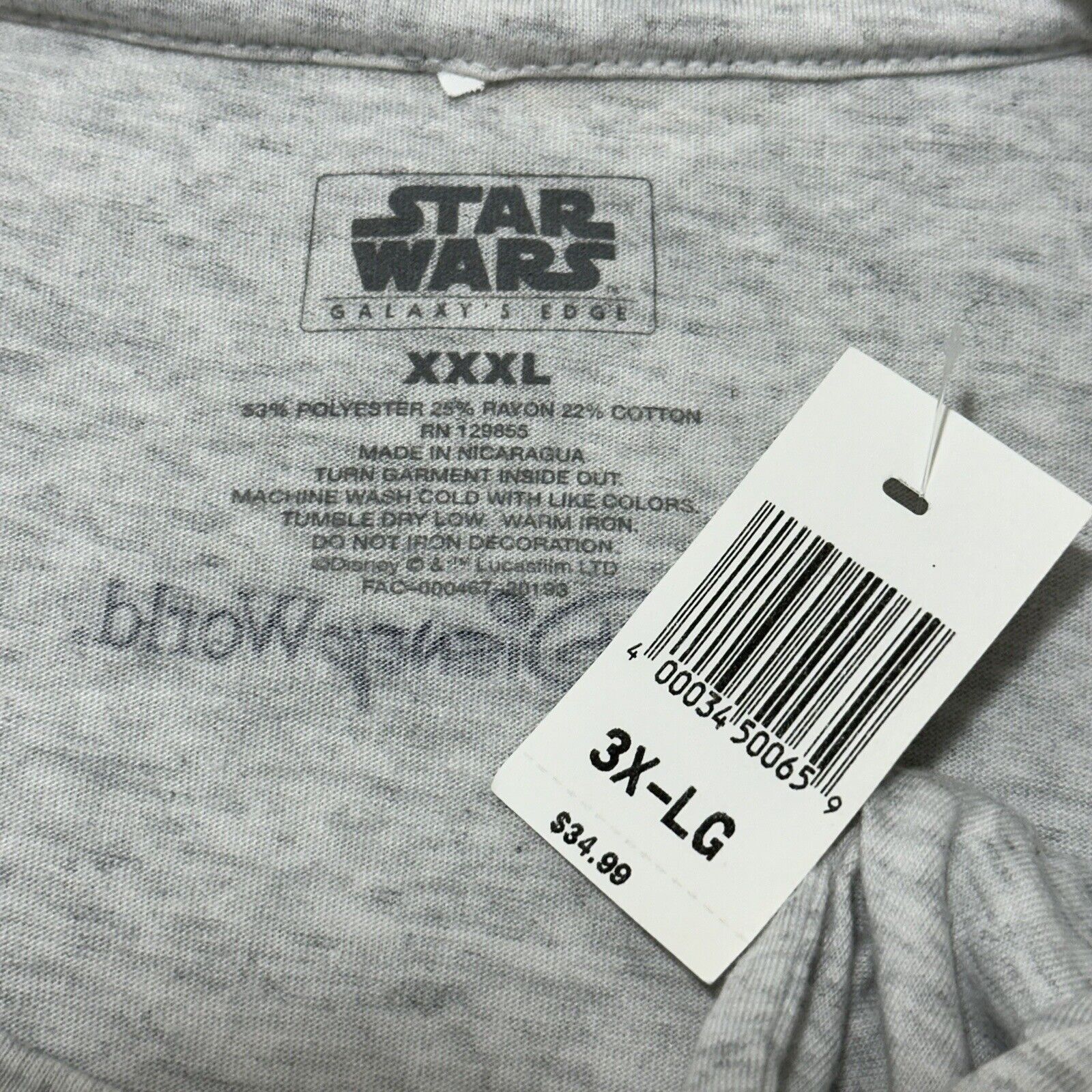 Disney Disney 3XL Star Wars Galaxys Edge Open Passholder T Shirt Size US XXL / EU 58 / 5 - 3 Thumbnail