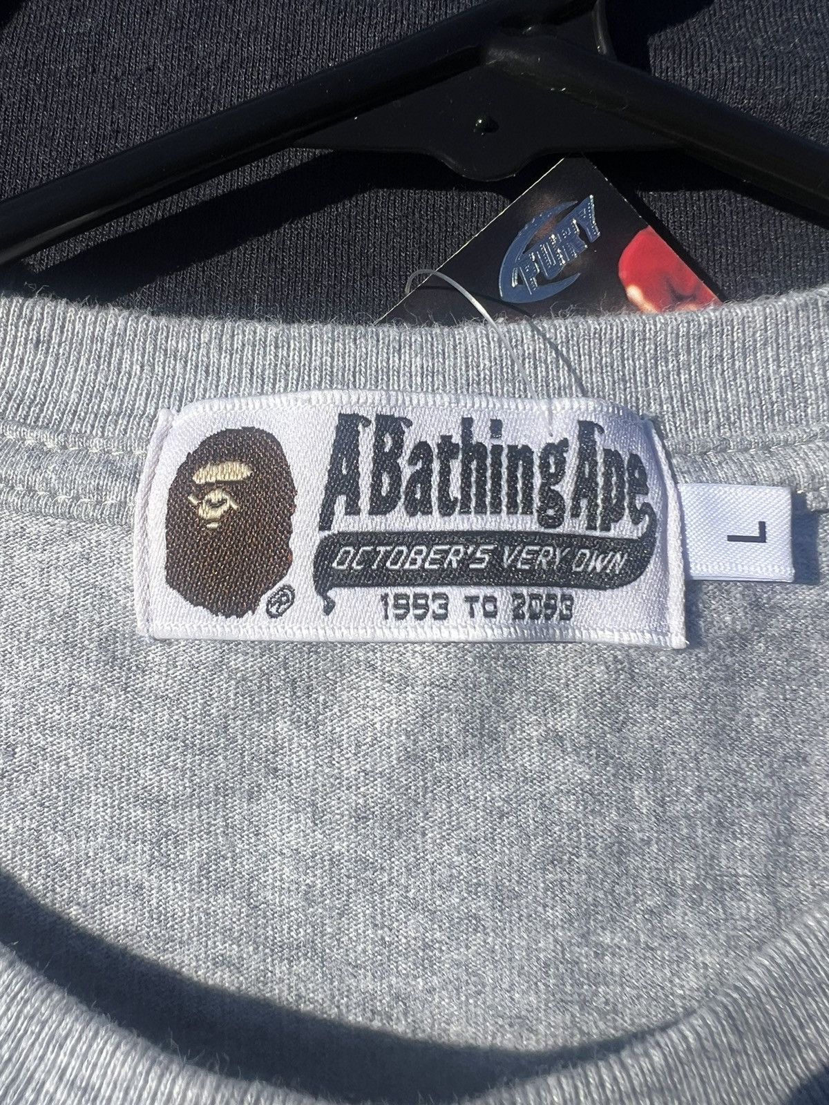 Bape × October's Very Own Bape x OVO Tee Size US L / EU 52-54 / 3 - 4 Thumbnail