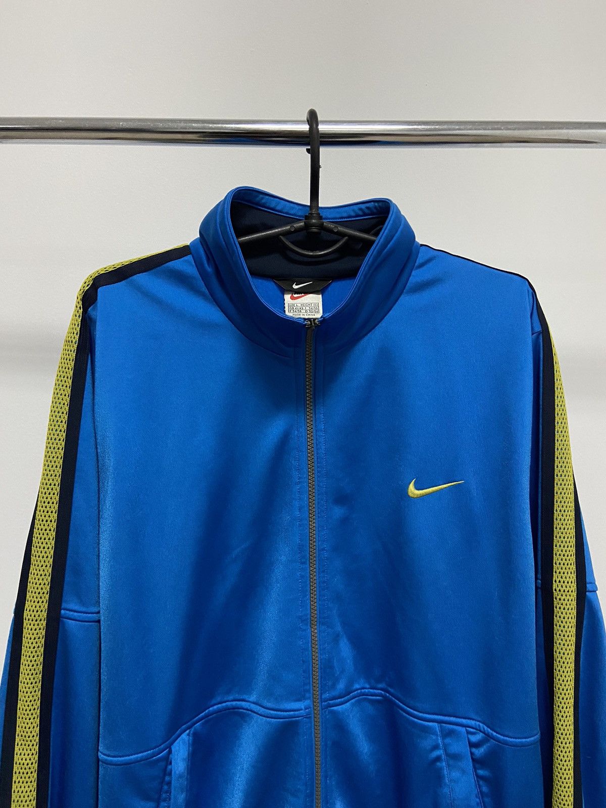 Nike × Vintage Nike Vintage Sweatshirt Windbreaker Big Swoosh Logo 90s Size US L / EU 52-54 / 3 - 2 Thumbnail