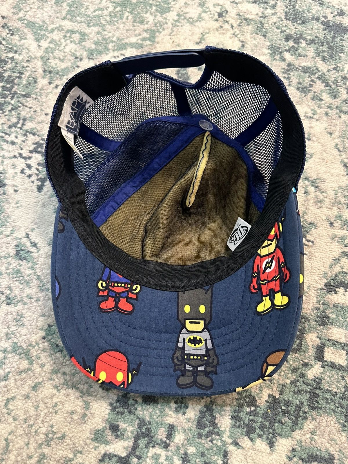 Bape 2007 A Bathing Ape DC Comics Trucker Hat Size ONE SIZE - 12 Thumbnail