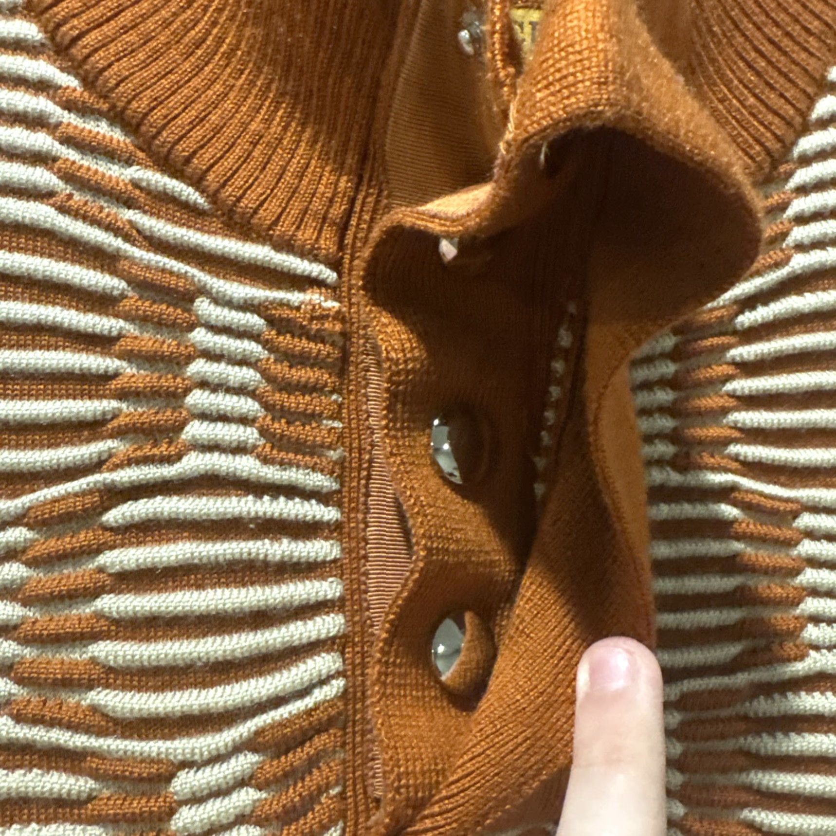Vintage VINTAGE Prestige Coogi Style Quarter Button Up Sweater Men's XL Orange 90s HTF Pullover Button Mens 90s Size US XL / EU 56 / 4 - 3 Thumbnail