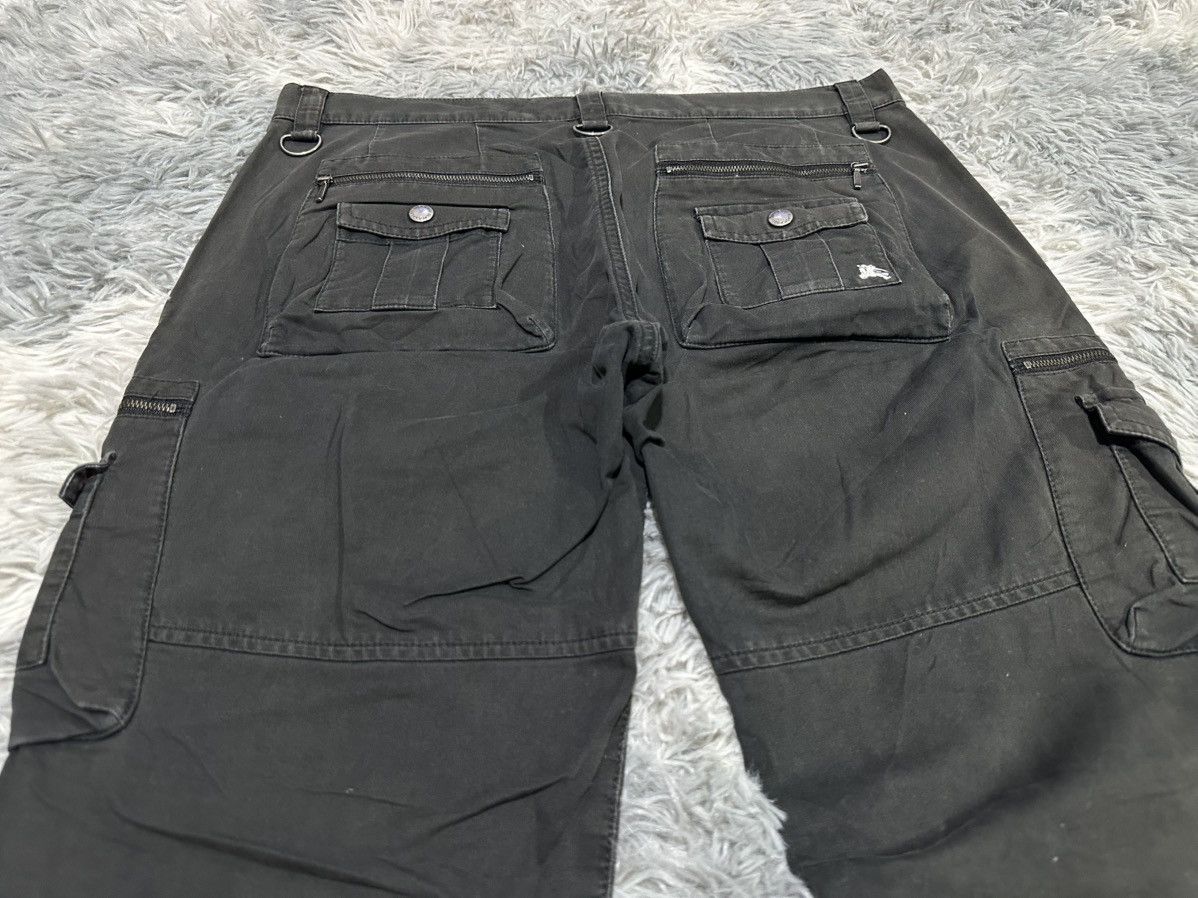 Burberry 🔥Y2K Burberry Black Label Flared Cargo Pants Multi Pockets Size US 34 / EU 50 - 7 Thumbnail