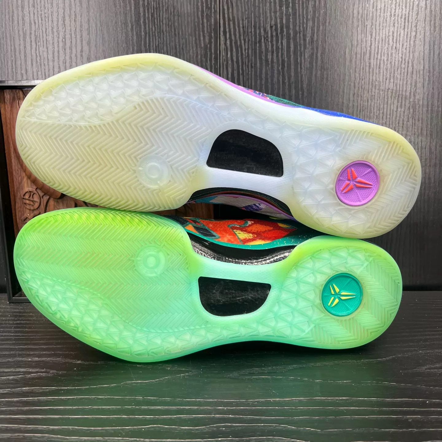 Nike ZK8 Orange Blue TwoTone 44.5 Light Wear Oxidation Size US 10.5 / EU 43-44 - 6 Thumbnail