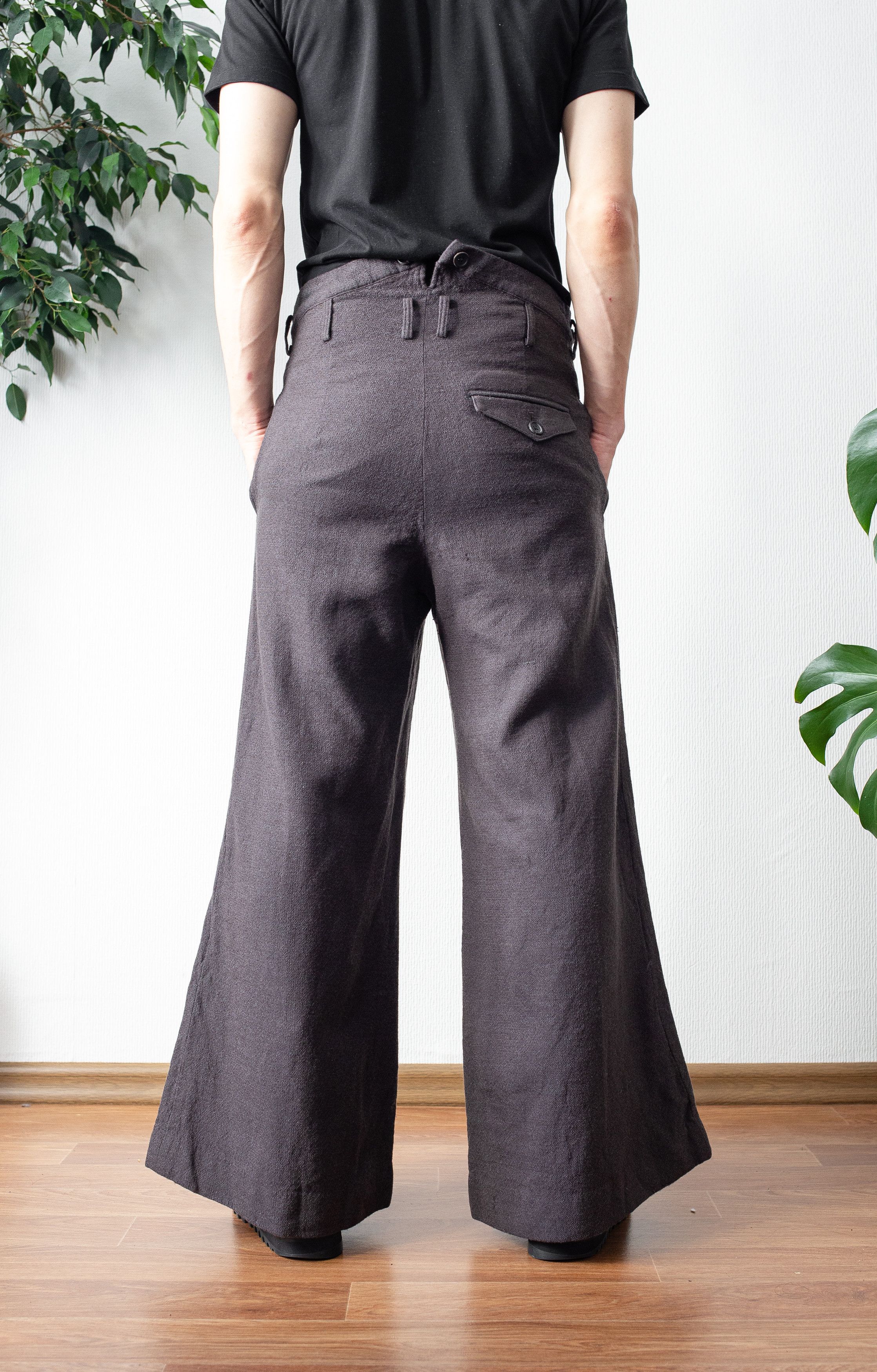 Yohji Yamamoto 1997AW flare pants Size US 32 / EU 48 - 3 Thumbnail