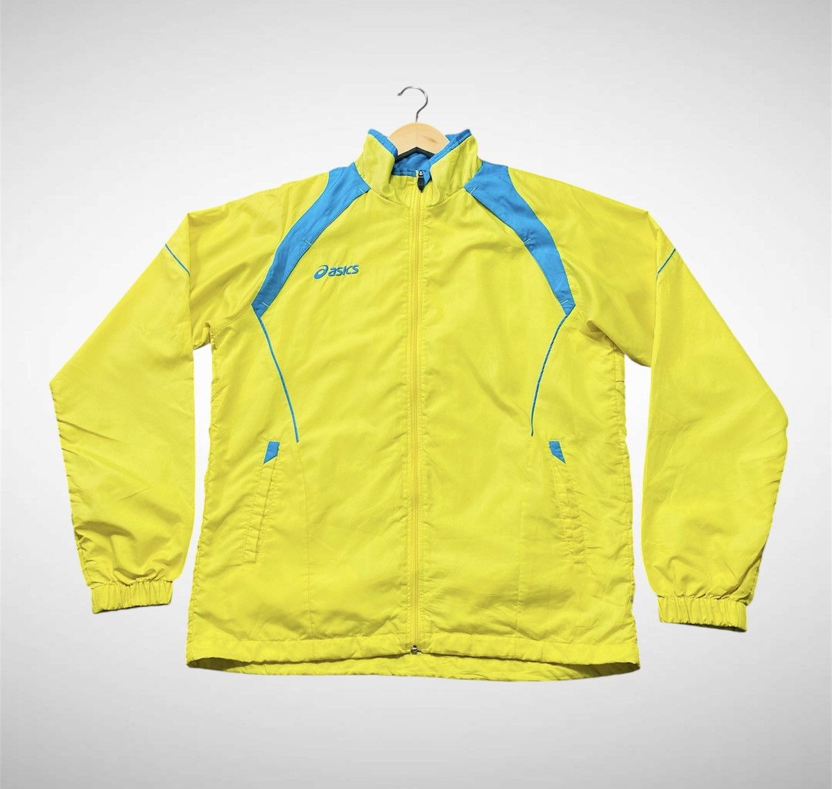 Asics Vintage Asics Windbreaker Light Jacket Size US L / EU 52-54 / 3 - 3 Thumbnail